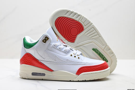 耐克乔丹Air Jordan 3 Retro墨西哥限定中帮复古篮球鞋IO1752-100男女鞋 商品图3