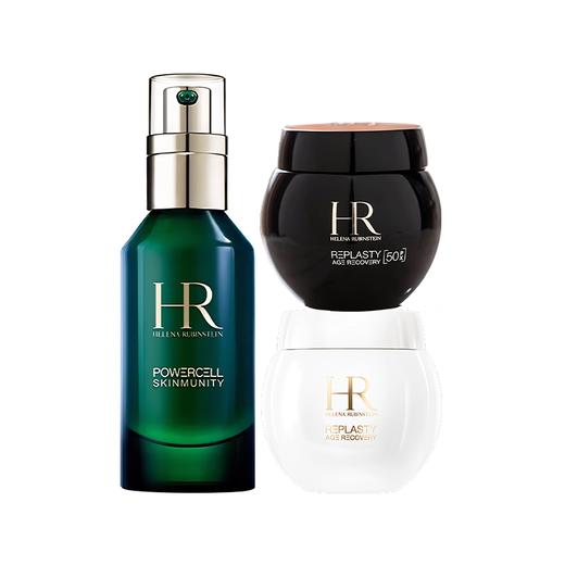 【1210跨境仓发货】 HR赫莲娜黑绷带晚霜50ml+赫莲娜白绷带日霜50ml+赫莲娜绿宝瓶精华75ml 商品图11