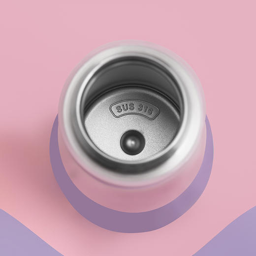 【茶花】童趣按键式吸管保温杯370ML 商品图7