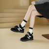 Westory2025年冬季平底高帮保暖毛毛鞋休闲撞色运动鞋S25DM86071 商品缩略图1