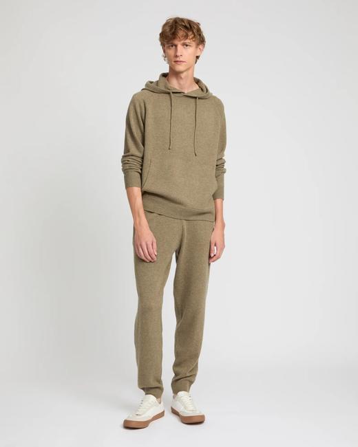 Yves Salomon - HOODIE KNITWEAR - CARDAMONE - 男装 - 针织衫 - 豆蔻绿 商品图3