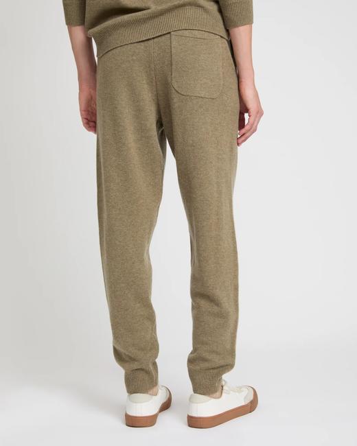Yves Salomon - Jogging-style knit pant - CARDAMONE - 男装 - 长裤 - 豆蔻绿 商品图4