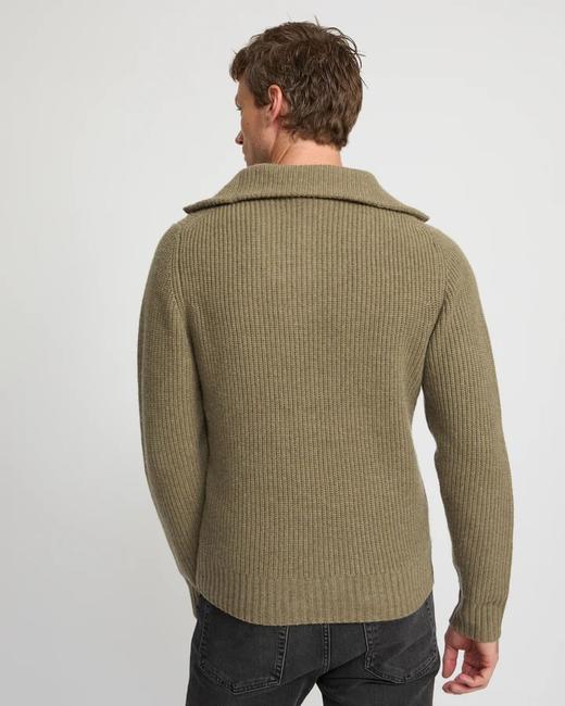 Yves Salomon - PULLOVER KNITWEAR - CARDAMONE - 男装 - 针织衫 - 豆蔻绿 商品图4