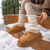 厚底包跟棉拖鞋女秋冬季居家用毛毛绒棉鞋拖鞋男士情侣棉鞋出门外穿情侣保暖雪地靴 商品缩略图5
