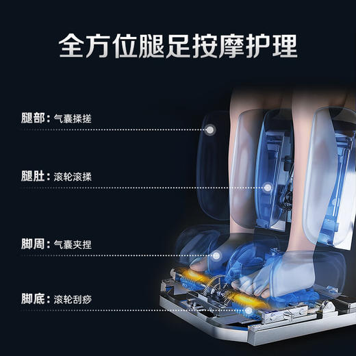 海尔（Haier）按摩椅豪华智能双芯家用2025十大品牌多功能零重力太空舱电动按摩沙发椅生日礼物G7-101-HU1 商品图3