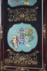 【已售】独角鹿西洋古董20世纪中国出品黑漆木装饰手绘描金嵌清供博古图主题掐丝珐琅六曲屏风 商品缩略图6