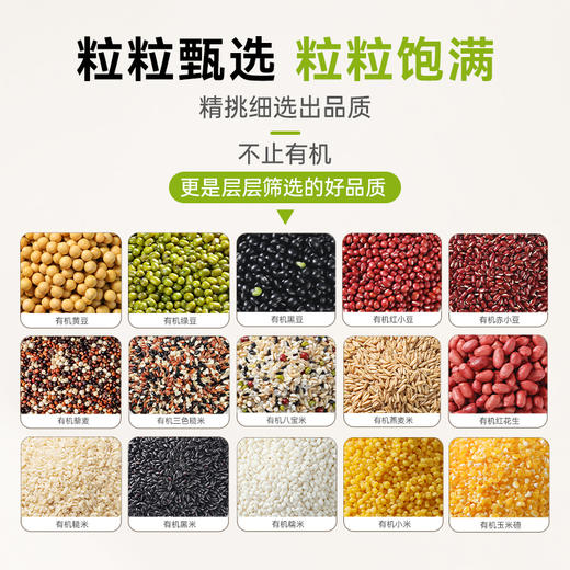 璞匠有机五谷杂粮粗粮小米黑米藜麦米黑豆黄豆打豆浆米糊粥米早餐 商品图4