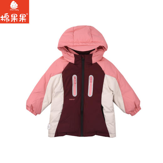 棉果果冬季新品女童涤丝纺羽绒保暖加厚滑雪服滑雪羽绒服M422102925607 商品图1