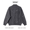 257108SDSA男士秋冬新款痞帅男装潮牌撞色立领拉链针织衫百搭开衫毛衣 商品缩略图5
