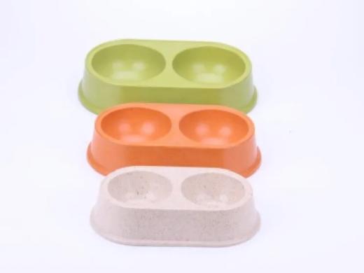 【超市】波波竹纤双头中号狗碗  1个 商品图0