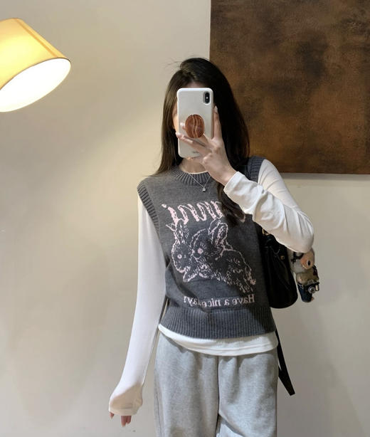 ganni原单针织马甲背心102703 商品图1