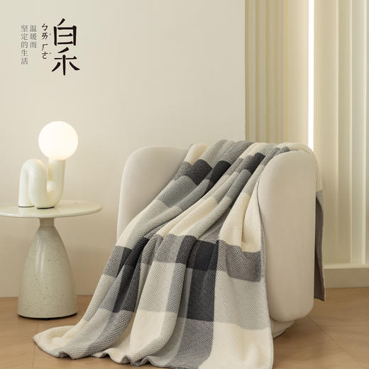 【白禾】【白禾上新】羊羔绒双面复合暖绒厚毯 商品图4