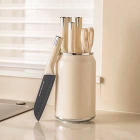 摩登主妇钛刀具厨房套装组合家用辅食厨具套刀全套菜刀菜板二合一