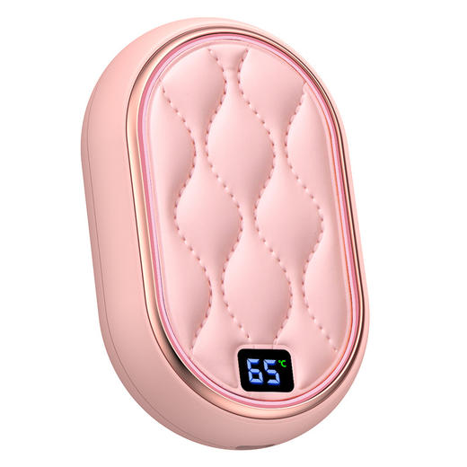 【新品！羽绒暖手宝！】创意羽绒暖手宝 便携温控数显屏随身迷你手握暖宝宝usb充电式 商品图4