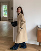 老米优品🎈3-5天。韩代同款《松弛感100%棉撞色袖复古风衣》廓形中长款！复古文艺氛围感~WT251027A 商品缩略图6