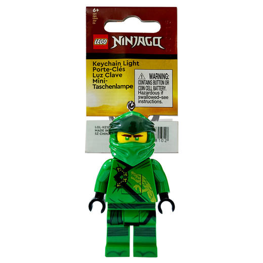 乐高正品发光钥匙扣LED灯鲨鱼人香蕉小猪人幻影忍者忍者积木挂件 一次性包装破损不支持7天无理由 商品图2