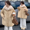 奢姿大码女装2025冬季胖妹妹时尚大毛领羽绒服气质保暖显瘦外套7354300249 商品缩略图1
