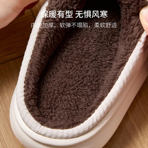 【小来】粉丝专享🧧【LIDANI 防水防污情侣棉拖】五色可选，35-44码可穿，情侣同款，格纹鞋面，柔软触感，防滑耐磨，脚底柔软 商品图3