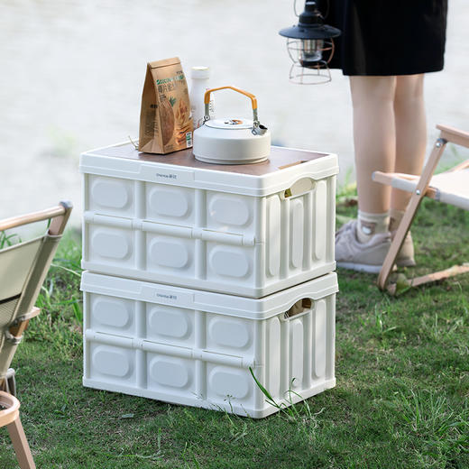 【茶花】折叠收纳箱露营箱车载收纳箱 商品图8