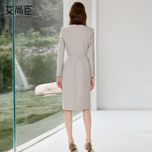艾尚臣气质连衣裙女2025新款正式场合端庄西装裙轻奢高级感工作服 商品图4