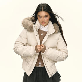 Ariseism 美式复古棉服女冬季新款加厚保暖外套