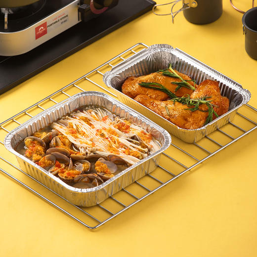 【茶花】优厚铝箔盘烘焙空气炸锅盘 商品图7