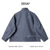 SDSA秋冬新款痞帅男装韩版纯色立领假两件夹克外套工装简约百搭 商品缩略图4