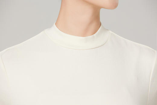 【素道】有机棉女士打底衫(厚款 )  小半领子 长袖女士上衣 修身打底衫  秋冬内搭 亲肤舒适 百搭 贴身保暖  [漳州仓] 商品图10