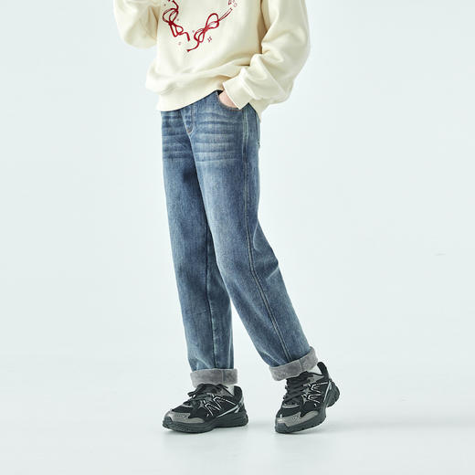 棵初小脚加绒牛仔裤887K258078MJ 商品图3