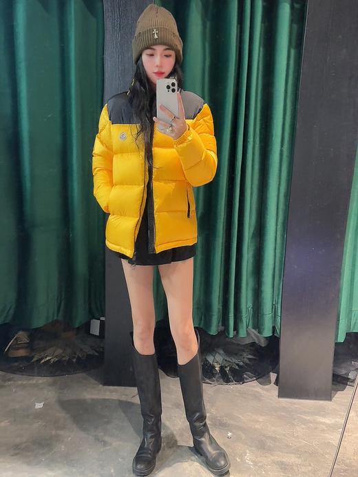 蒙&口男士短款黄色立领羽绒服（蕾姐波哥穿3码） 商品图4