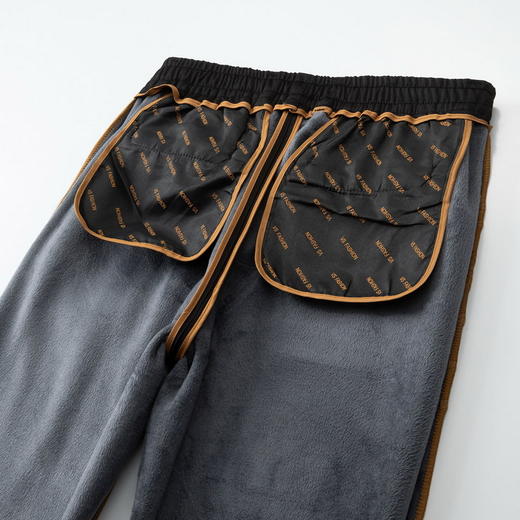 【特大码】【加绒】【DM】大依优型大码男装加绒款松紧腰弹力休闲裤直筒运动裤百搭长裤300斤 商品图3