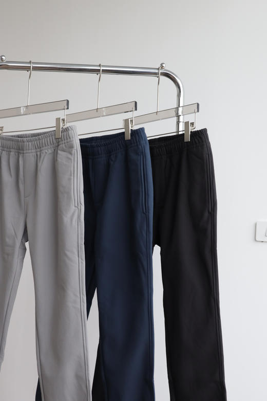 the0ry 25秋冬 防泼软壳加绒面料直筒休闲裤 WK835 商品图5
