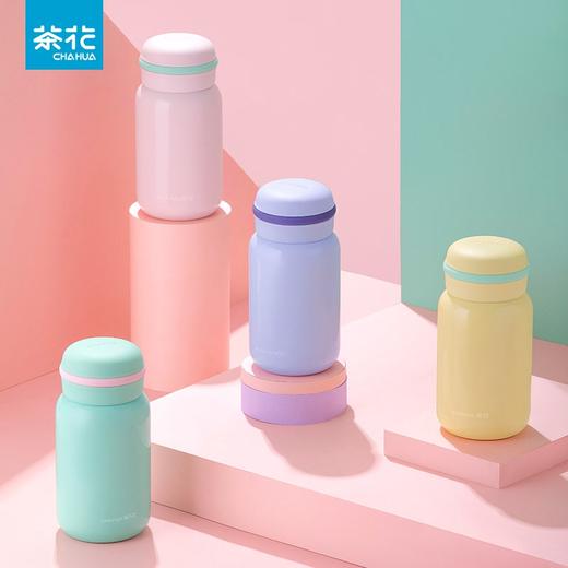 【茶花】马卡龙不锈钢保温杯随行杯340ml 商品图9