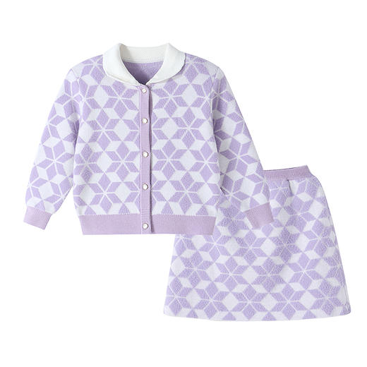 【实体店同款】女童长袖针织套装裙冬季新款安奈儿童装XG544016 商品图5