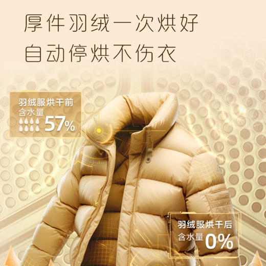 卡萨帝（Casarte）热泵烘干机10公斤干衣机 设计师 3D透烘+养护空气洗+正反转匀烘+双变频 商场同款CG S10YTFBHAU1 商品图2