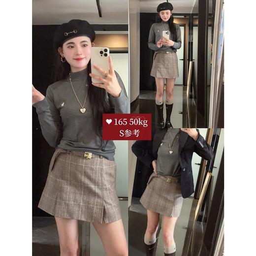 拉家　长绒棉薄纯棉春秋空调柔软内搭亲肤针织衫 商品图1