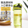 【茶花】多功能弹盖运动水杯随手杯塑料杯 商品缩略图1