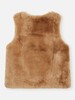 Yves Salomon - VEST REX RABBIT - MADELEINE - 女装 - 背心 - 玛德琳棕 商品缩略图1