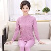 妈妈装保暖内衣中老年女纯棉保暖内衣套装老太太秋衣秋裤半高领保暖线衣线裤 商品缩略图3