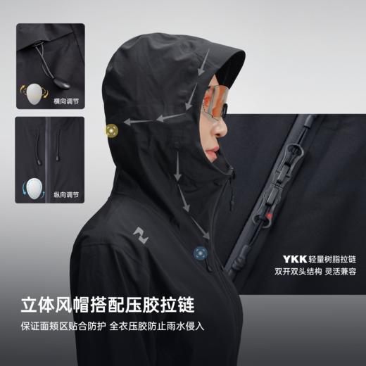 【新品】冲锋衣修身版型j01二代女生款收腰城市户外通勤徒步 商品图3