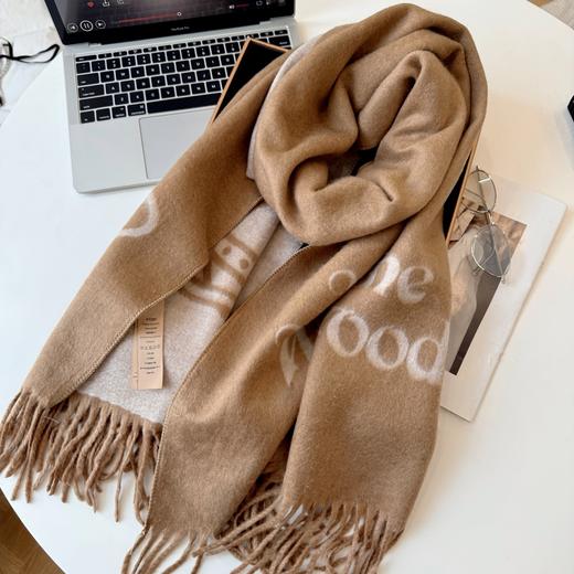 G612秋冬男女同款同步专柜，高端羊绒针织围巾 商品图2