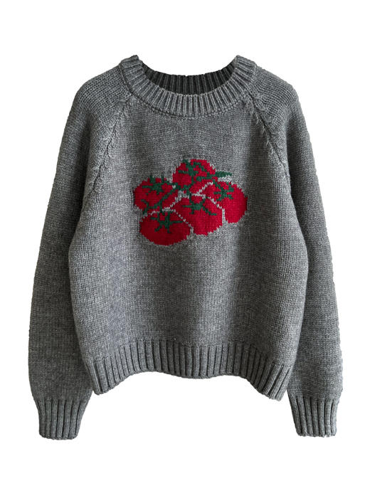 【YW】无忧购韩系减龄番茄圆领针织新款软糯减龄毛衣针织衫11185（截单后3-5天发货） 商品图4