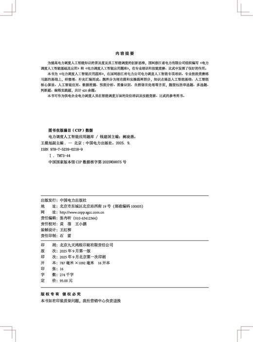 电力调度人工智能应用题库 商品图3