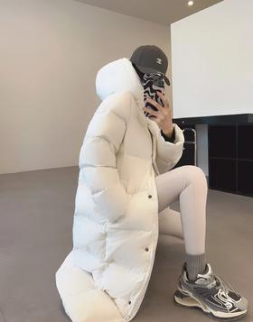 保命零下30度御寒加厚三星新国标95白鸭绒长款羽绒服