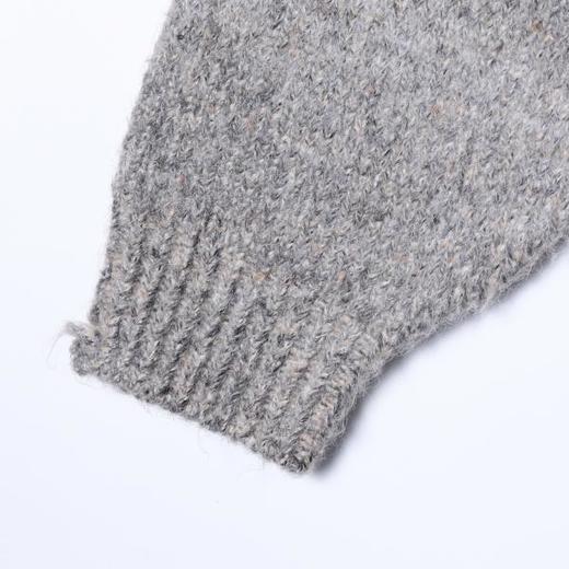 8818SDSA男士秋冬新款痞帅男装简约渐变条纹勾破圆领毛衣休闲百搭上衣 商品图3