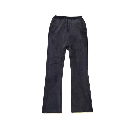 笛莎Deesha 童装女童裤子2025冬新款甜美蕾丝边喇叭裤 商品图4