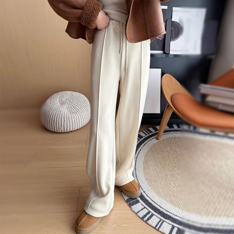 【7天内发货】Beau Muse羊毛蚕丝阔腿裤常规款、加绒款，暖又显瘦❗️分量感和高级感十足，上身百搭不挑人，秋冬必备神裤‼