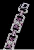 独角鹿西洋古董 1915年代法国出品装饰艺术风格铂金镶嵌红宝石及钻石手链 商品缩略图5