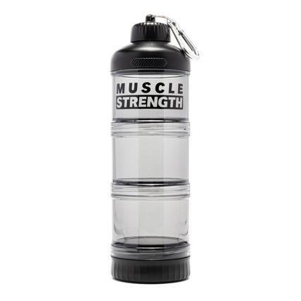 便携式蛋白粉分装盒登山扣营养粉分装小罐健身补剂携带盒蛋白粉盒 商品图4