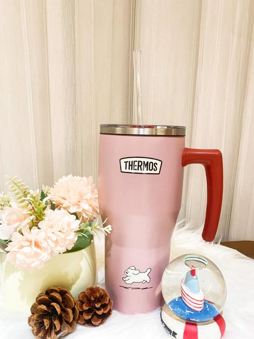 【春上新】9楼母婴生活馆 【新品9折】膳魔师复古潮酷不锈钢桌面大肚把手杯可直饮带吸管316不锈钢880mL 吊牌价：328元 活动价：258元 商品图1